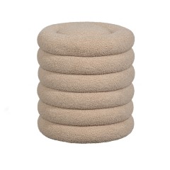 POUF TEDDY SAND 40    - CHAIRS, STOOLS